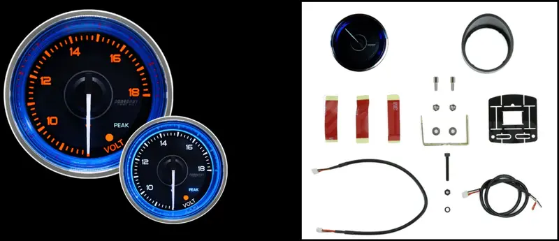 Prosport Performance Gauges 2 1/16” Crystal Blue Series 6