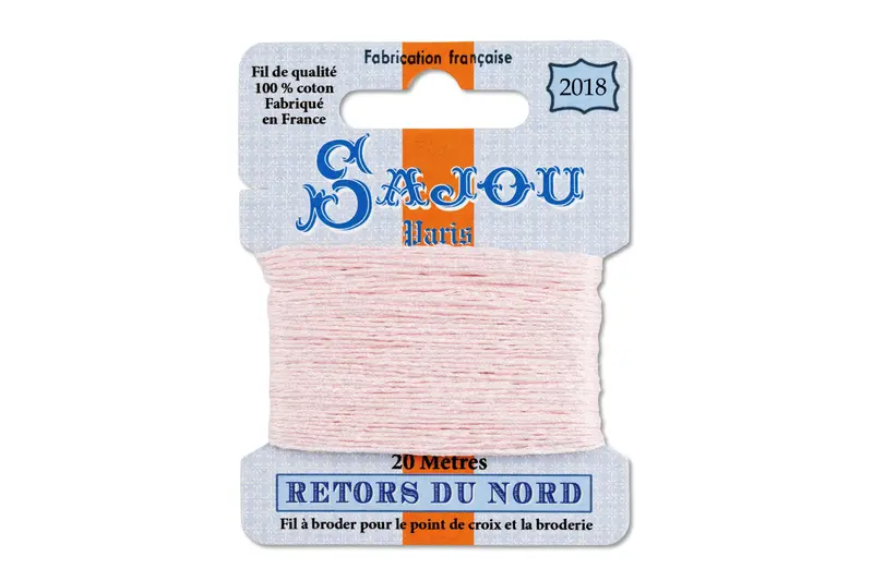Retors Du Nord Embroidery Floss, #2018 Baby Pink 1