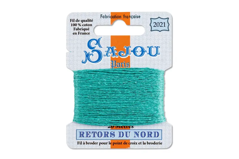Retors Du Nord Embroidery Floss, #2021 Celadon 1
