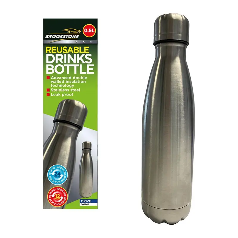 Reusable Double Walled Insulated 500Ml Drink Bottle 1