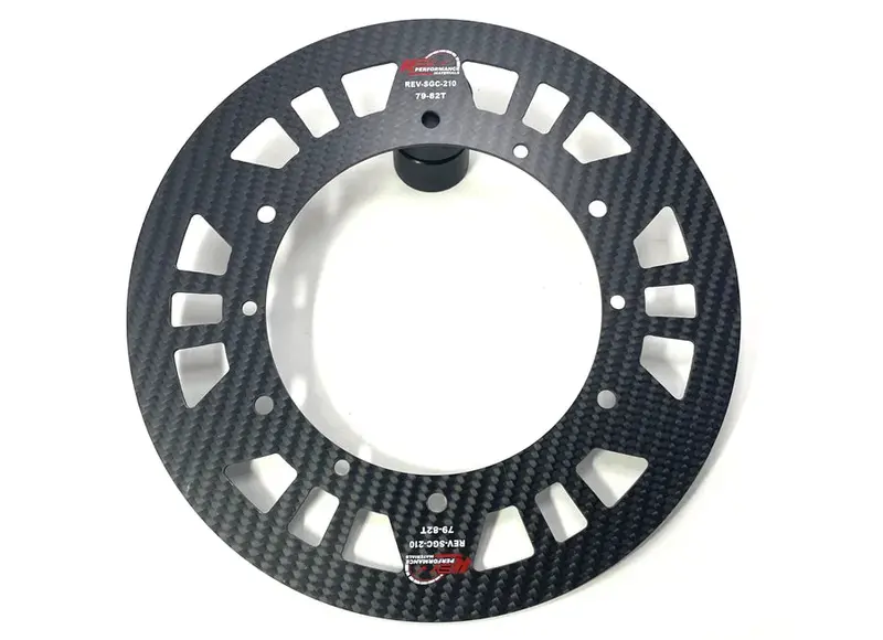 Rev Carbon Fibre Sprocket Protector (74T-78T) 1