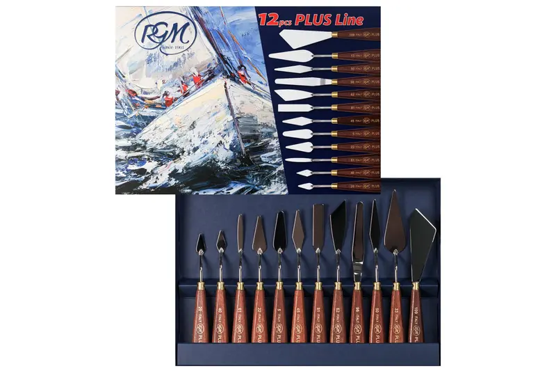 Rgm Plus Painting Knives, Set Of 12 1