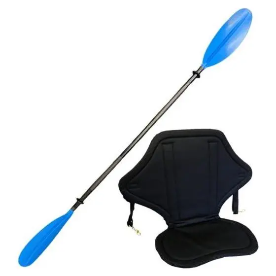 Riber Folding Kayak Paddle And Back Rest 1