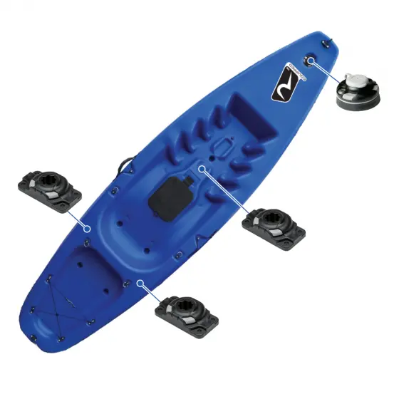 Riber Photon Sit On Top Kayak Blue With Railblaza 1