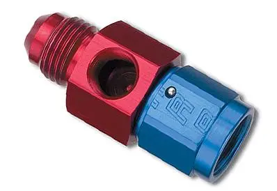 Russell Fuel Pressure Take Off -4 An Female To Male W/ 1/8In Npt Blk Anodize 1