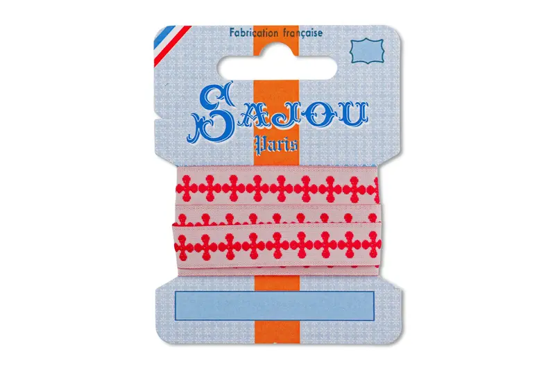 Saint-Étienne Woven Ribbon, Cross Pommee 1