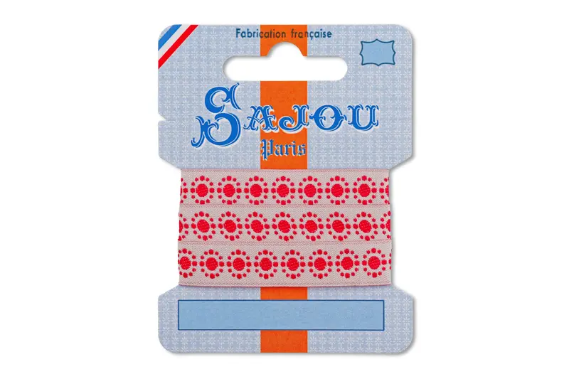 Saint-Étienne Woven Ribbon, Red Ball 1