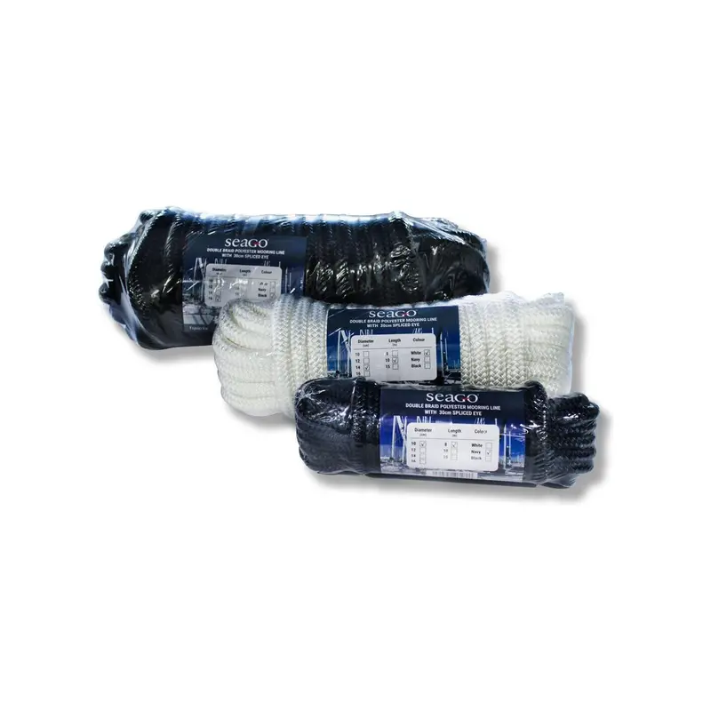 Seago Mooring Dockline Rope White 10Mm X 8M 1