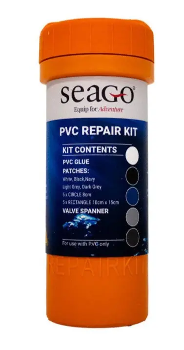 Seago Pvc Inflatable Boat Repair Kit  Glue Patches Spanner 1