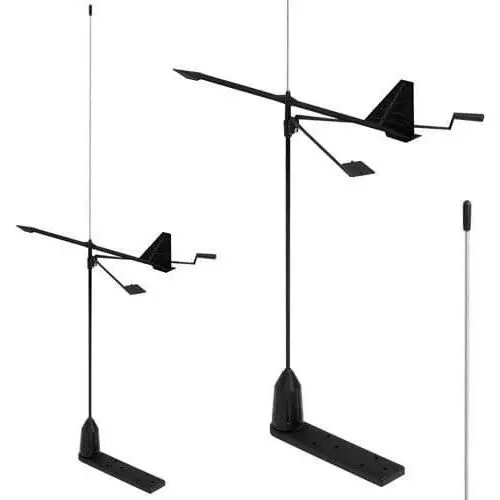 Shakespeare S/S Vhf Whip Hawk Windex V-Tronics Antenna Yhk 1
