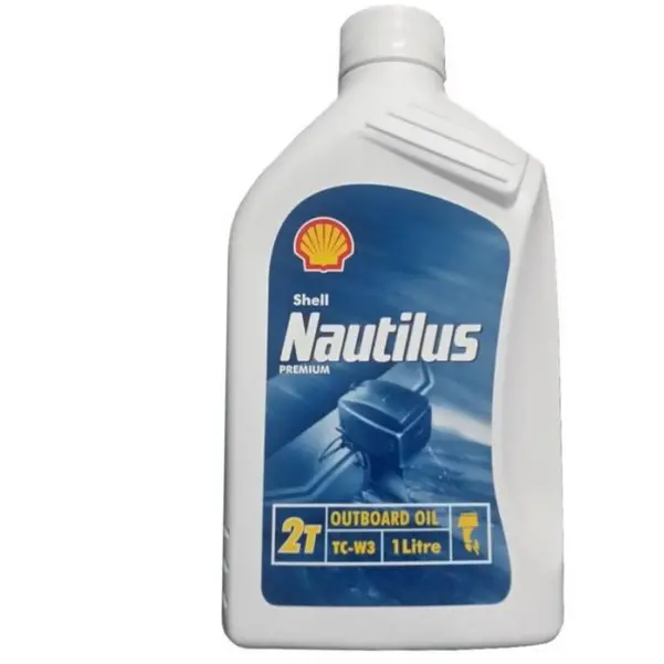 Shell Nautilus Outboard Oil 2 Stroke 2T 1Ltr Nmma Tc-W3 1