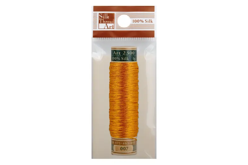 Silk Art Thread, #007 Golden Yellow 1