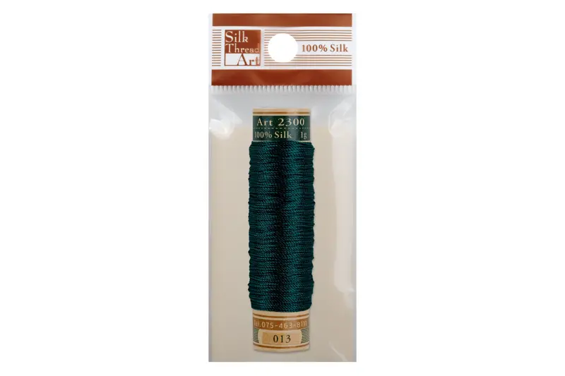 Silk Art Thread, #013 Dark Green 1