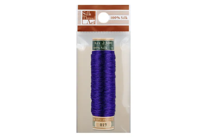 Silk Art Thread, #019 Deep Violet 1