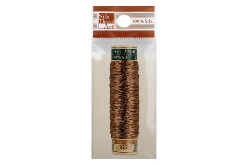 Silk Art Thread, #022 Light Brown 1