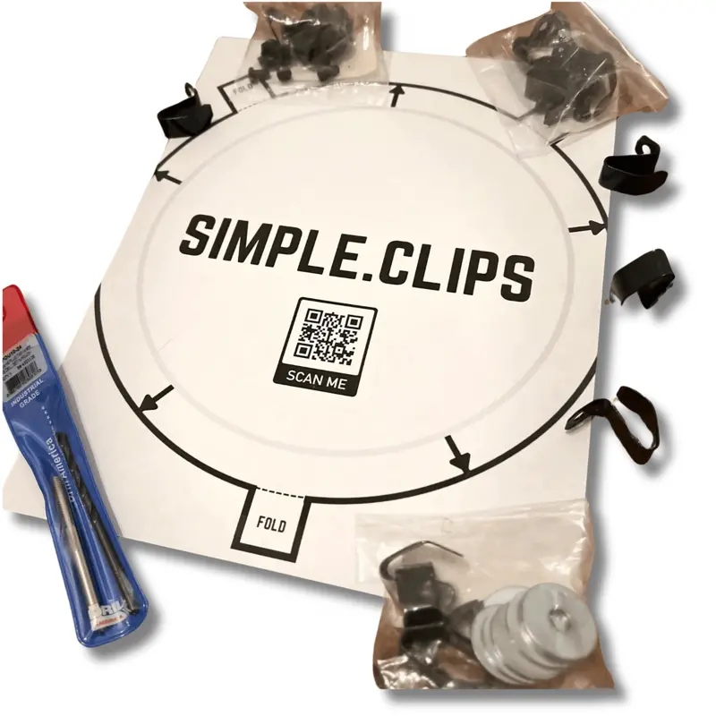 Simple Clips | Hubcap Clip Kit 1
