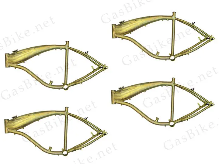 Skyhawk Aluminum Bike Frame Gt2-A For 48Cc / 66Cc 2-Stroke & 4-Stroke Engines - 1