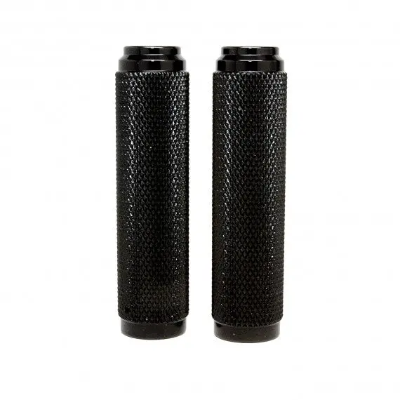 Speed Dealer Customs 1" Black Anodized Internal Throttle Grips 1