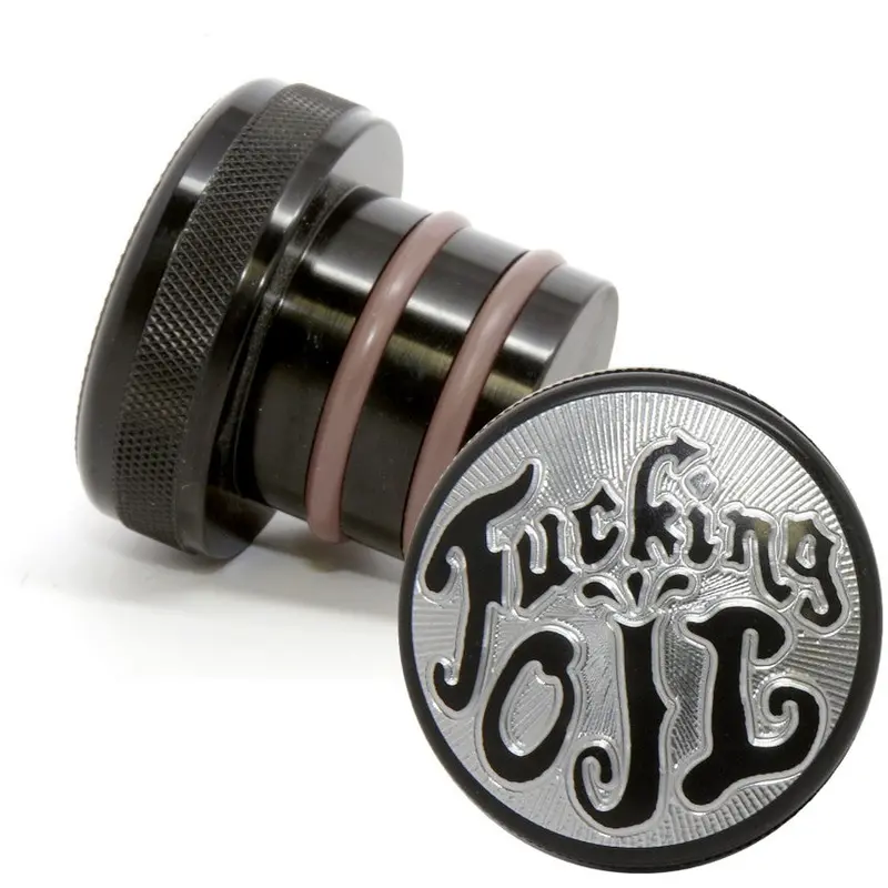 Speed Dealer Customs Oil Cap F-Series - Harley 2000-07 For 1-7/16" Tube Id 1