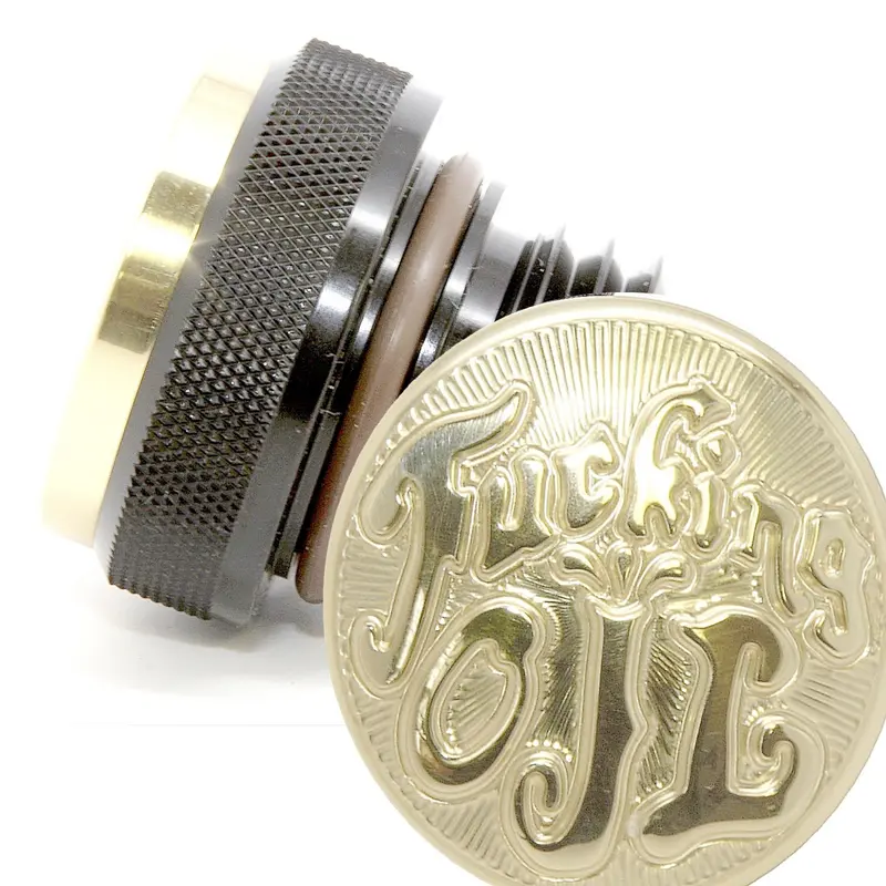 Speed Dealer Customs Oil Cap F-Series - Harley-Davidson Touring, Dyna 2008 & Up For 1-3/8" Threaded 4