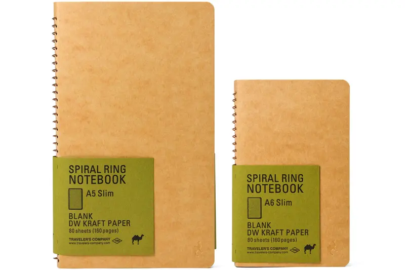 Spiral Ring Notebook, Dw Kraft Paper 1