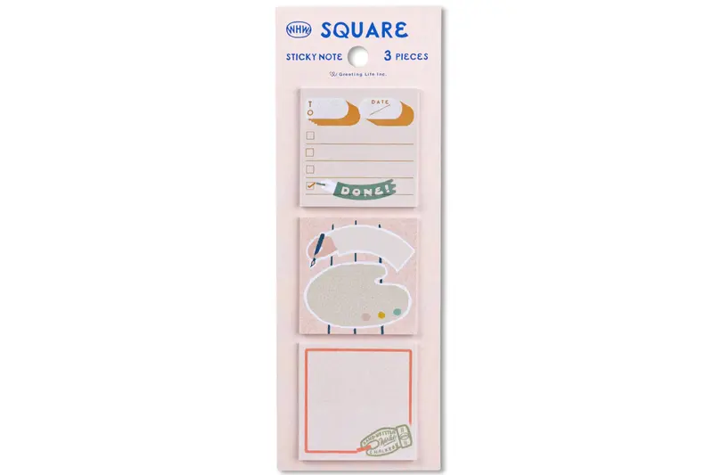 Square Sticky Notes, 3 Mini Pads 1