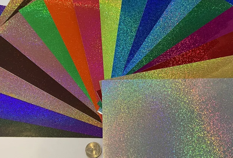 Stardust Hologlitter Pattern  Holographic Roll Of Sign Vinyl 1