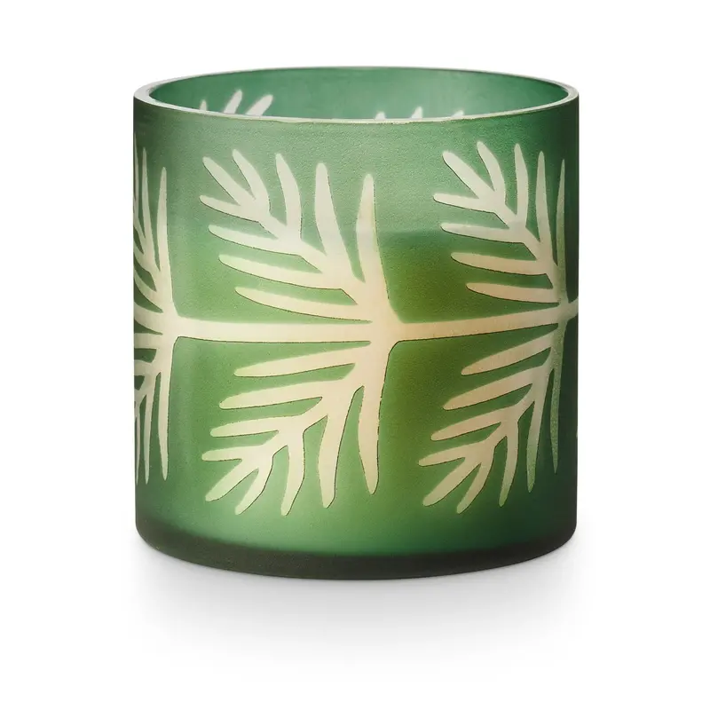 Sugar Pine Pine Glass Candle 1