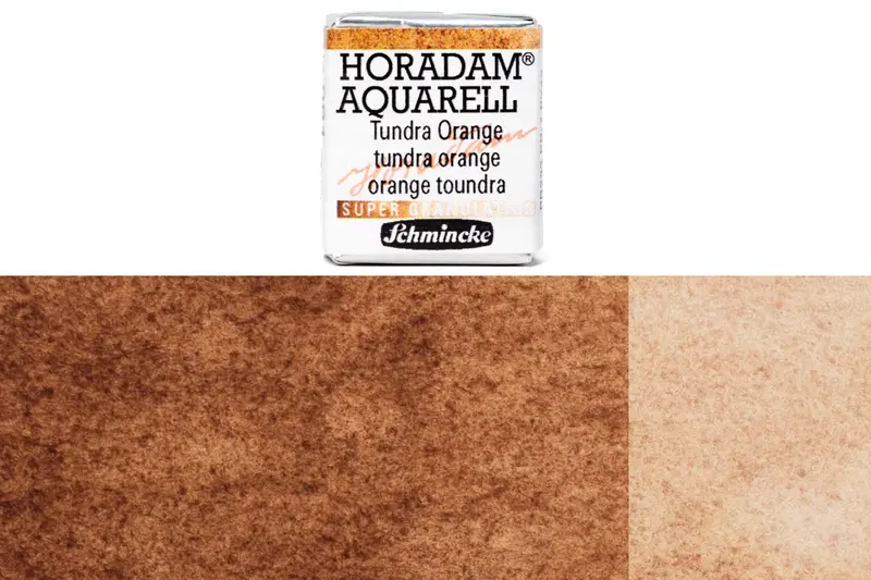 Supergranulation Watercolor Half Pan, #981 Tundra Orange 1