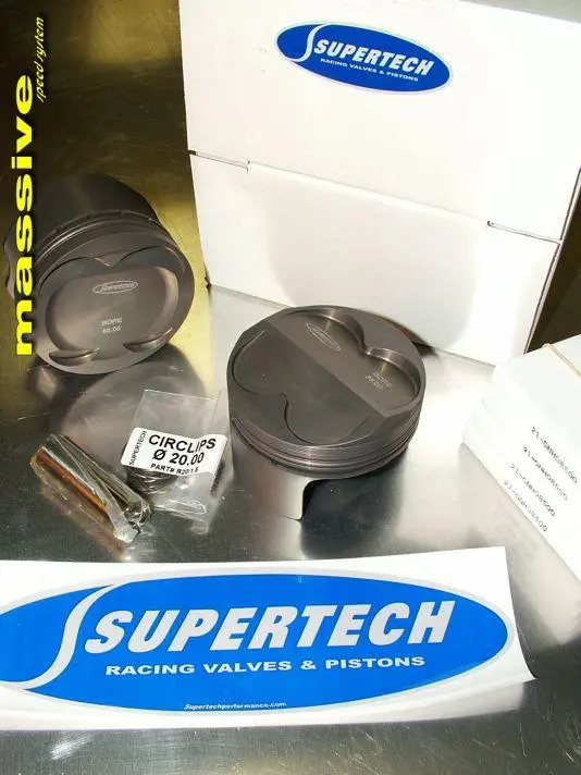 Supertech Zetec Massive Speed Custom Pistons 1