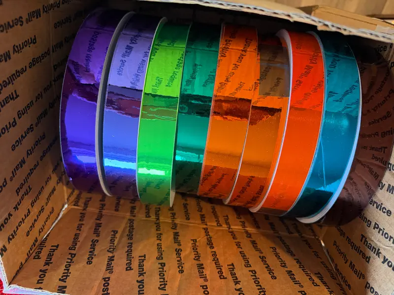 Surplus Mirror Tapes 1 Inch X 300 Feet 1