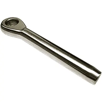 Swaged Eye Terminal 3Mm-4Mm Stainless Steel Wire 1