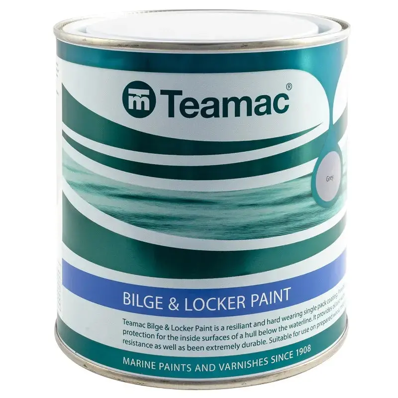 Teamac Bilge & Locker Paint Grey 1Litre 1