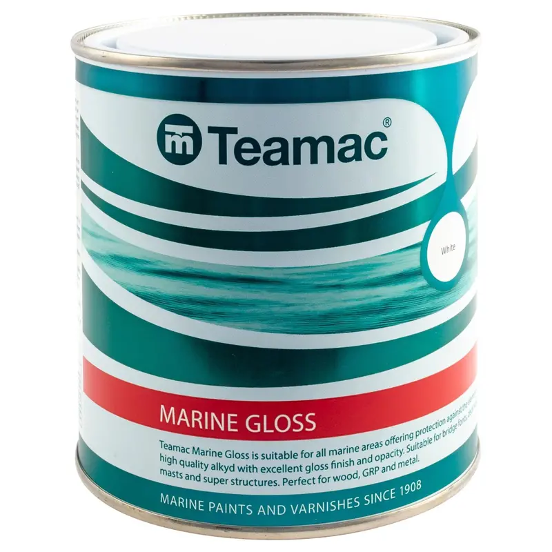 Teamac Marine Gloss Paint 1Lt 1