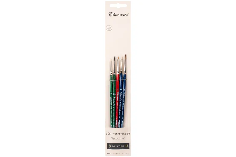 Tintoretto Detail Brushes, Set Of 5 1