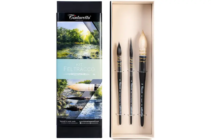 Tintoretto ⨉ Felice Feltracco Signature Watercolor Brush Set 1