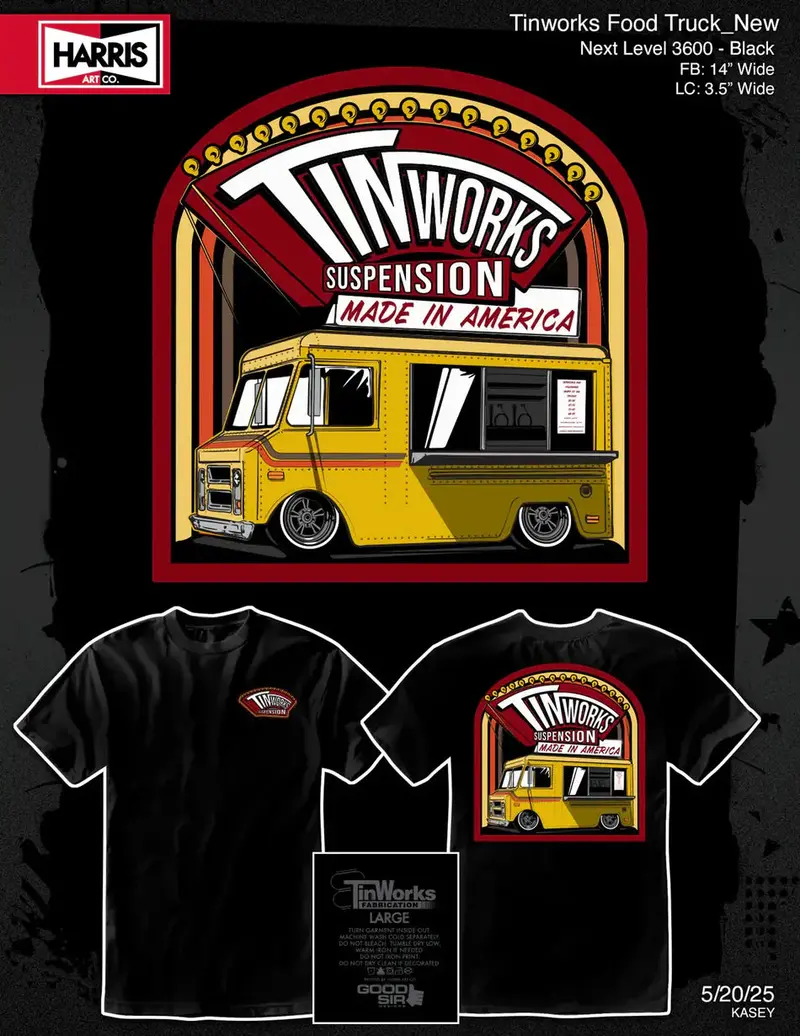 Tinworks Parts Truck T-Shirt 1