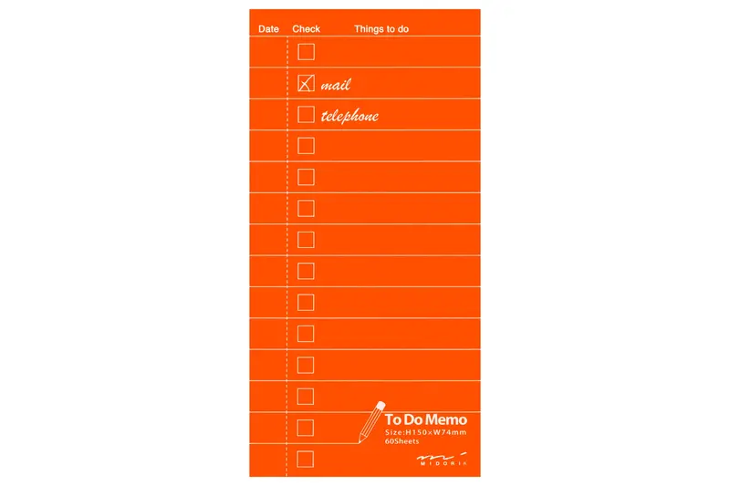 To-Do List Pad, 3" X 6" 2