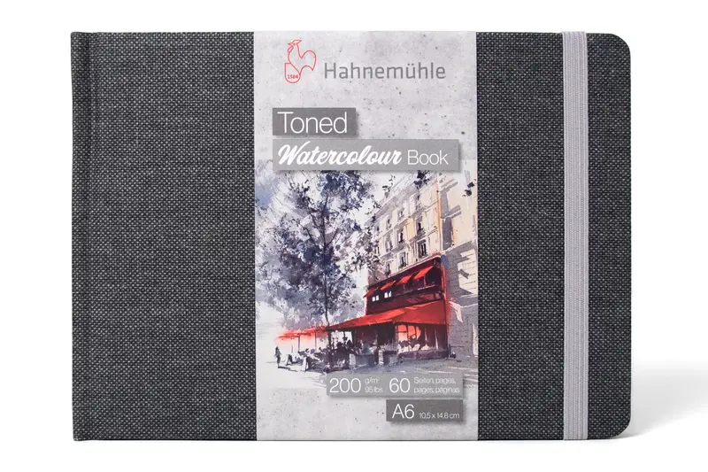 Toned Watercolor Book, Grey 1