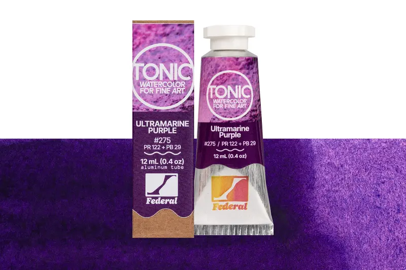 Tonic Watercolor, 12 Ml Tube, #275 Ultramarine Purple 1