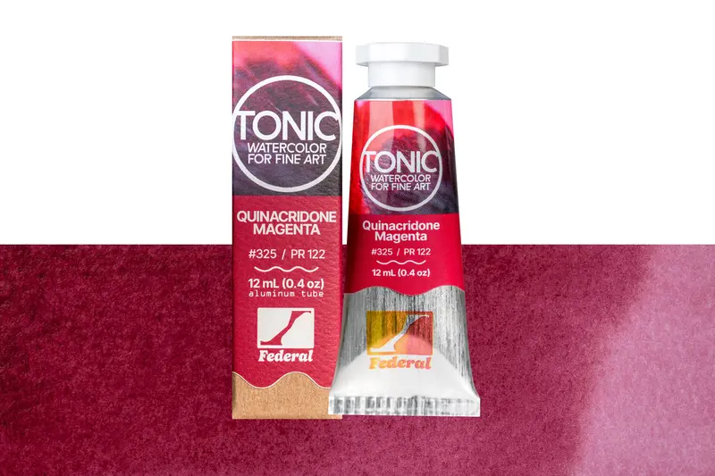 Tonic Watercolor, 12 Ml Tube, #325 Quinacridone Magenta 1