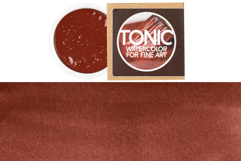 Tonic Watercolor, Porcelain Pan, #012 Oxide Red 1