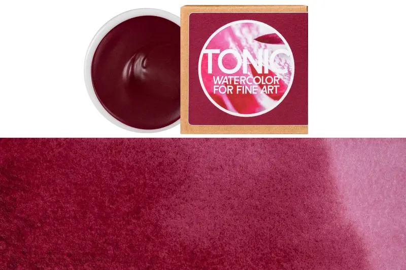 Tonic Watercolor, Porcelain Pan, #325 Quinacridone Magenta 1