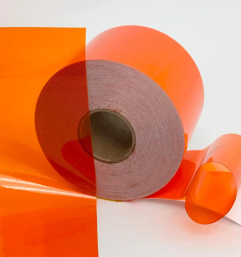 Transparent Orange Tapes,  Twelve Rolls Of 2 Inch X 100 Feet 1
