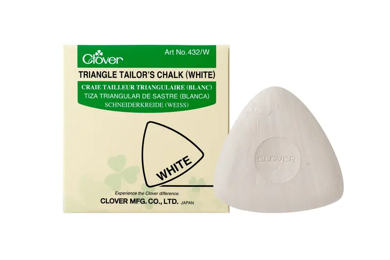 Triangle Tailor's Chalk, White 1
