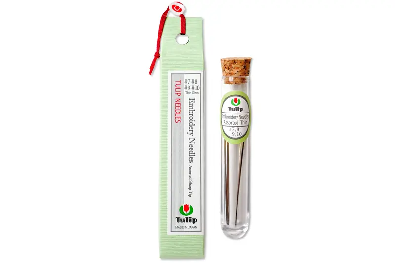 Tulip Sharp Tip Embroidery Needles, Set Of 8 1