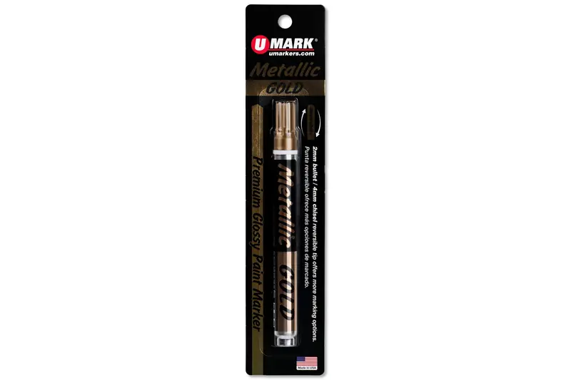U-Mark Premium Paint Marker, Metallic Gold 1