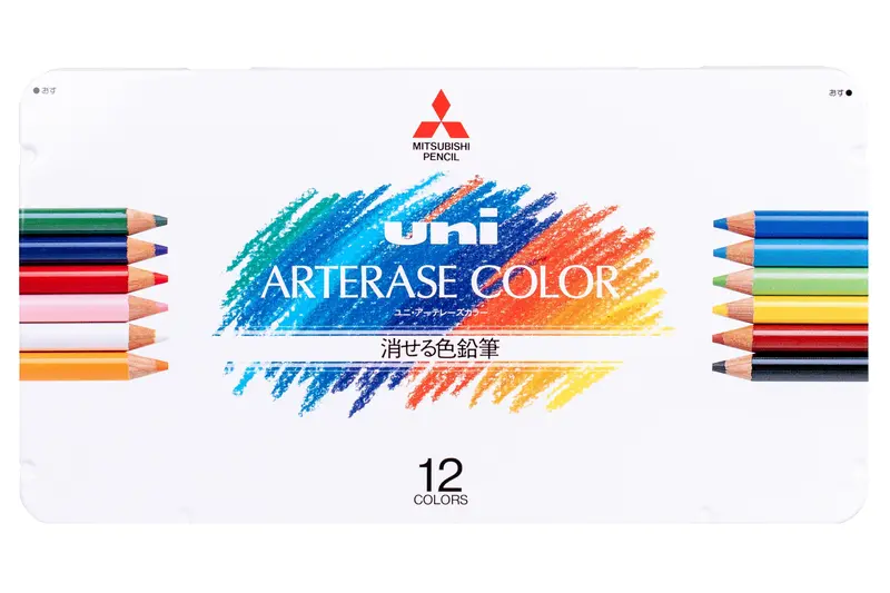 Uni Arterase Colored Pencils, Set Of 12 1