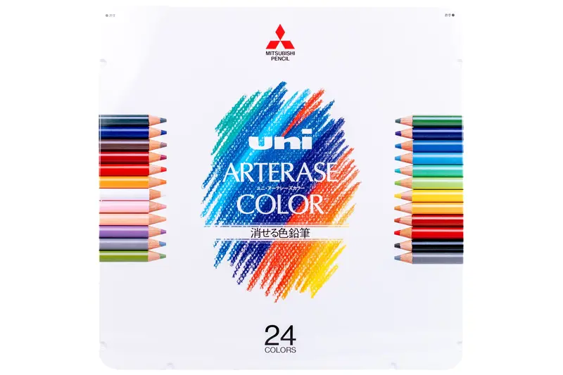 Uni Arterase Colored Pencils, Set Of 24 1
