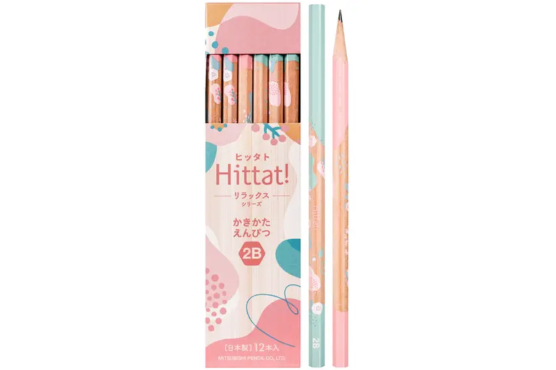 Uni Hittat! Pencils, 2B, Box Of 12 (Bloom!) 1
